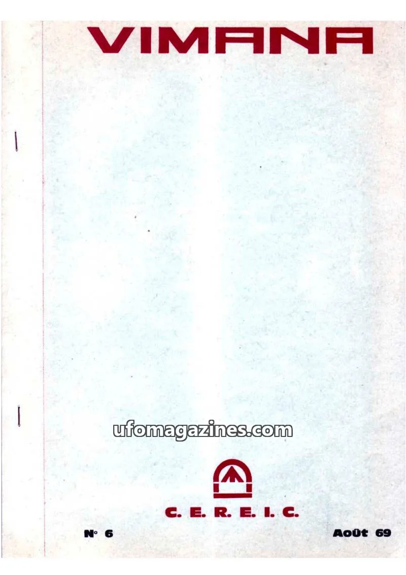 Cover of Vimana issue 6: VIMANA