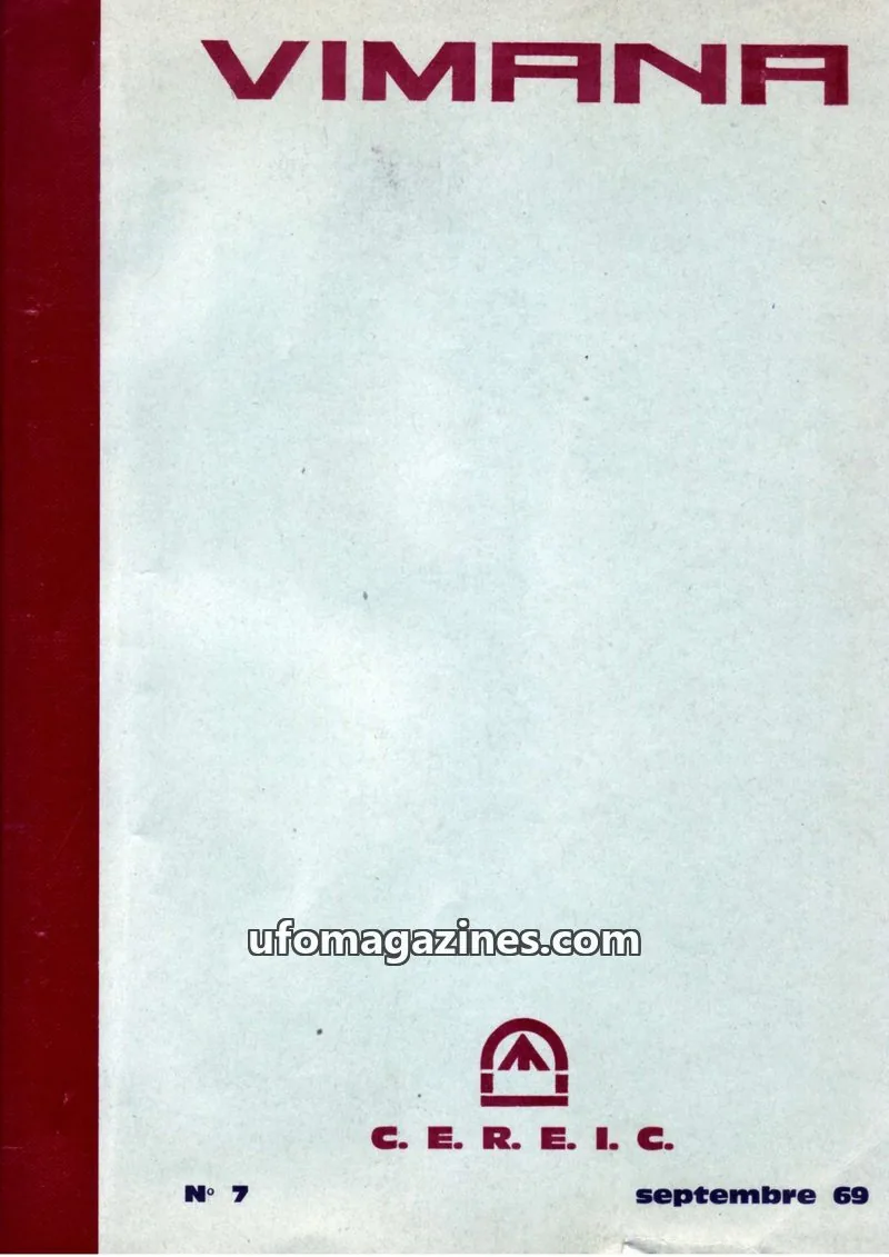 Cover of Vimana issue 7: VIMANA