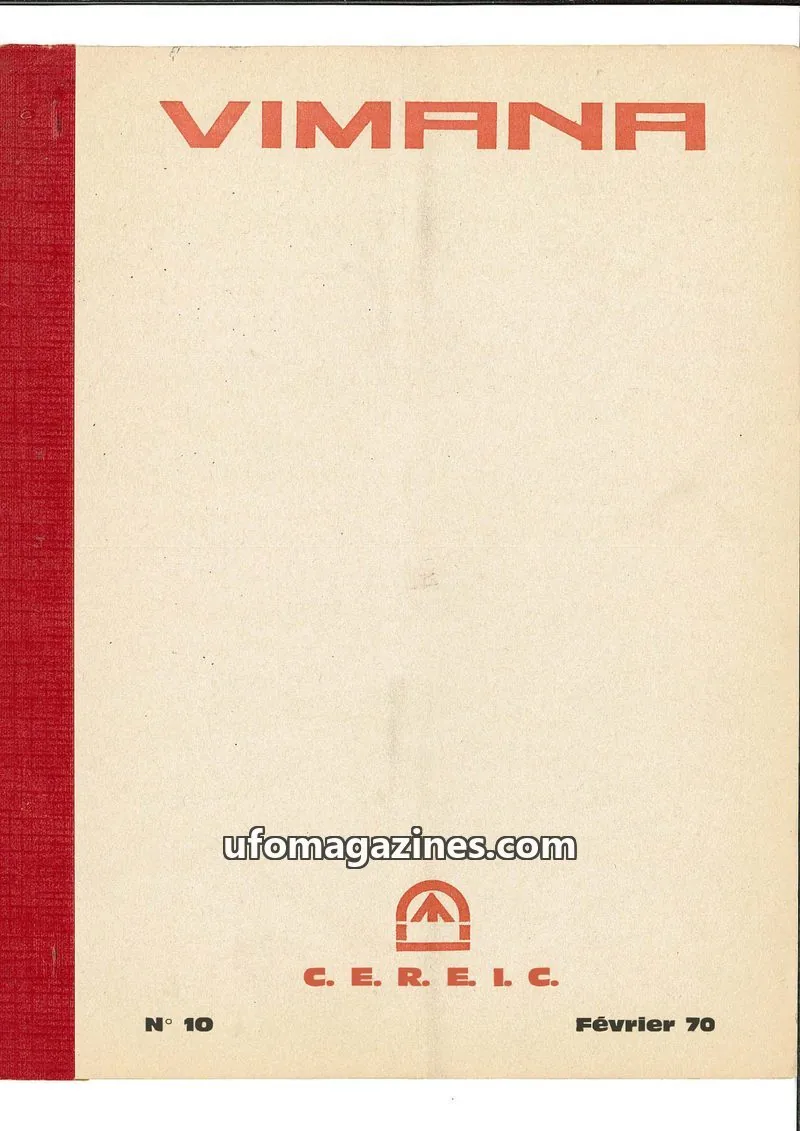 Cover of Vimana issue 10: VIMANA