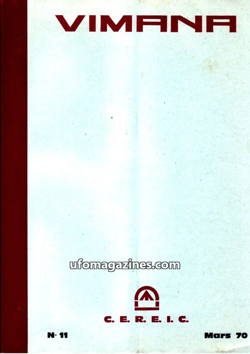 Cover of Vimana issue 11: VIMANA