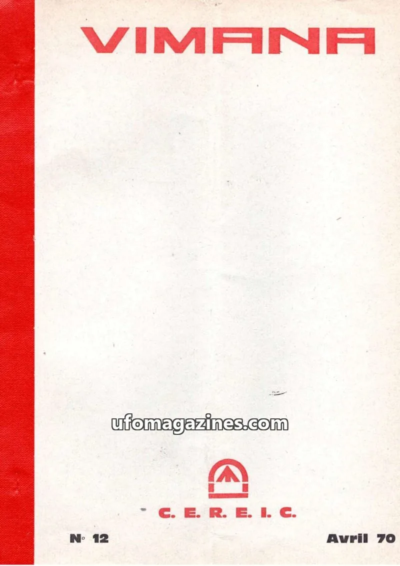 Cover of Vimana issue 12: VIMANA