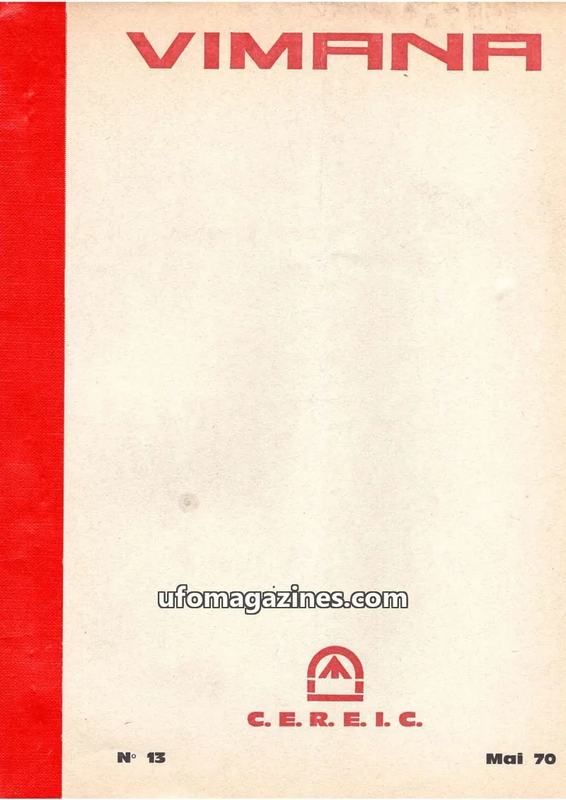 Cover of Vimana issue 13: VIMANA