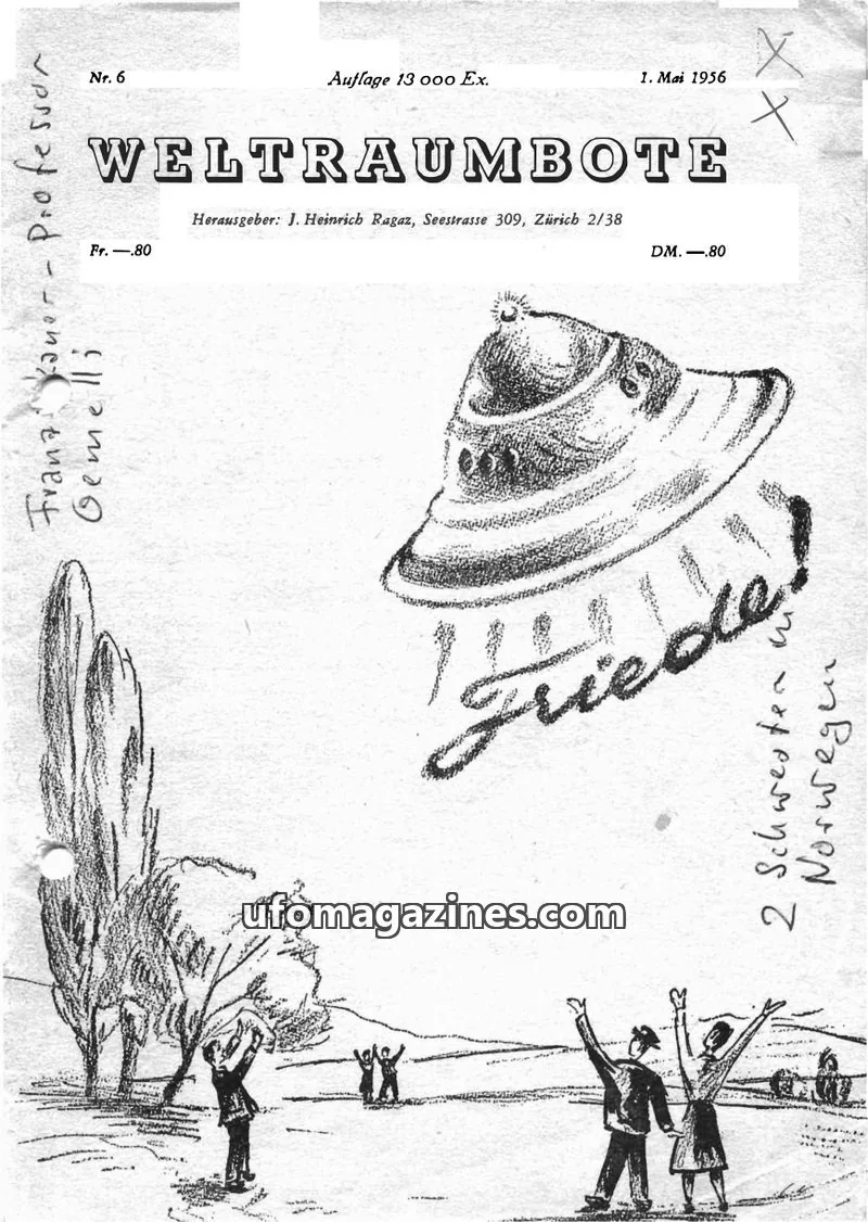 Cover of Weltraumbote issue Nr. 6: WELTRAUMBOTE