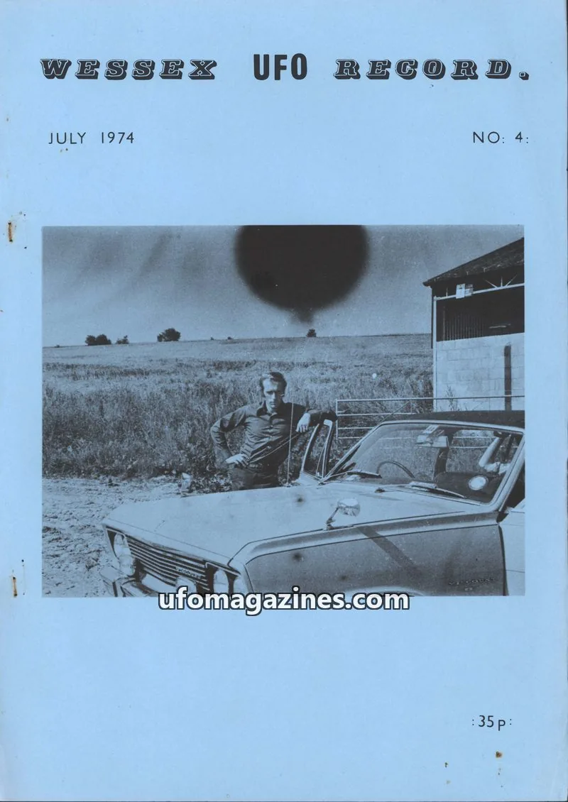 Cover of Wessex UFO Record issue 4: WESSEX UFO RECORD