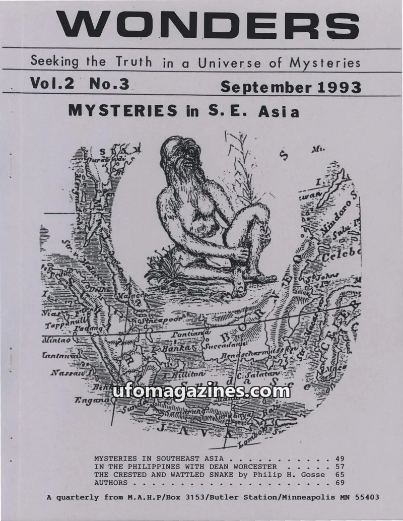 Cover of Mark A. Hall Publications and Research issue Vol.2 No.3: WONDERS
