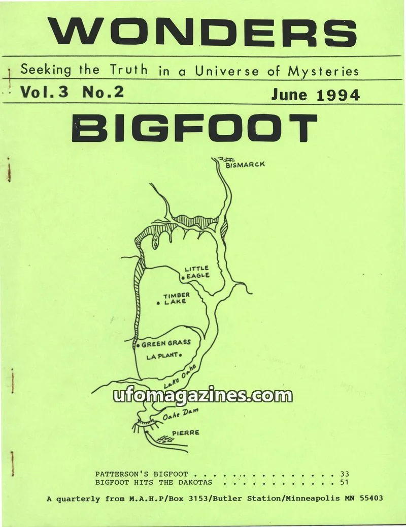 Cover of Mark A. Hall Publications issue Vol.3 No.2: WONDERS
