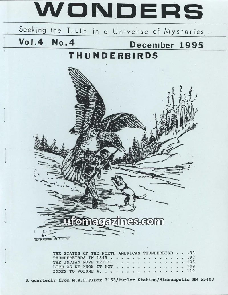 Cover of Mark A. Hall Publications issue No. 4: WONDERS