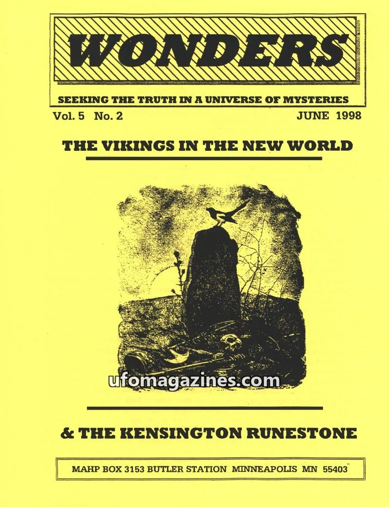 Cover of MARK A. HALL PUBLICATIONS issue Vol. 5 No. 2: WONDERS