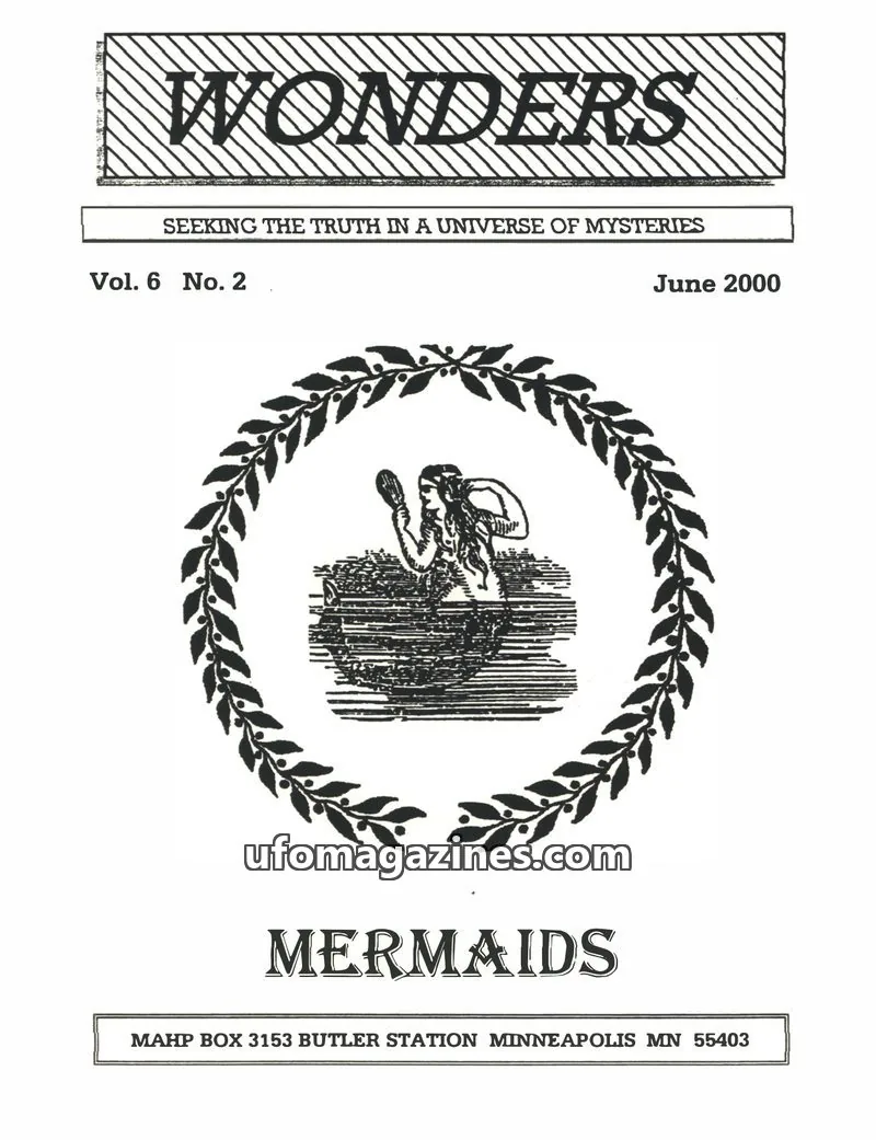 Cover of MARK A. HALL PUBLICATIONS issue Vol. 6 No. 2: WONDERS