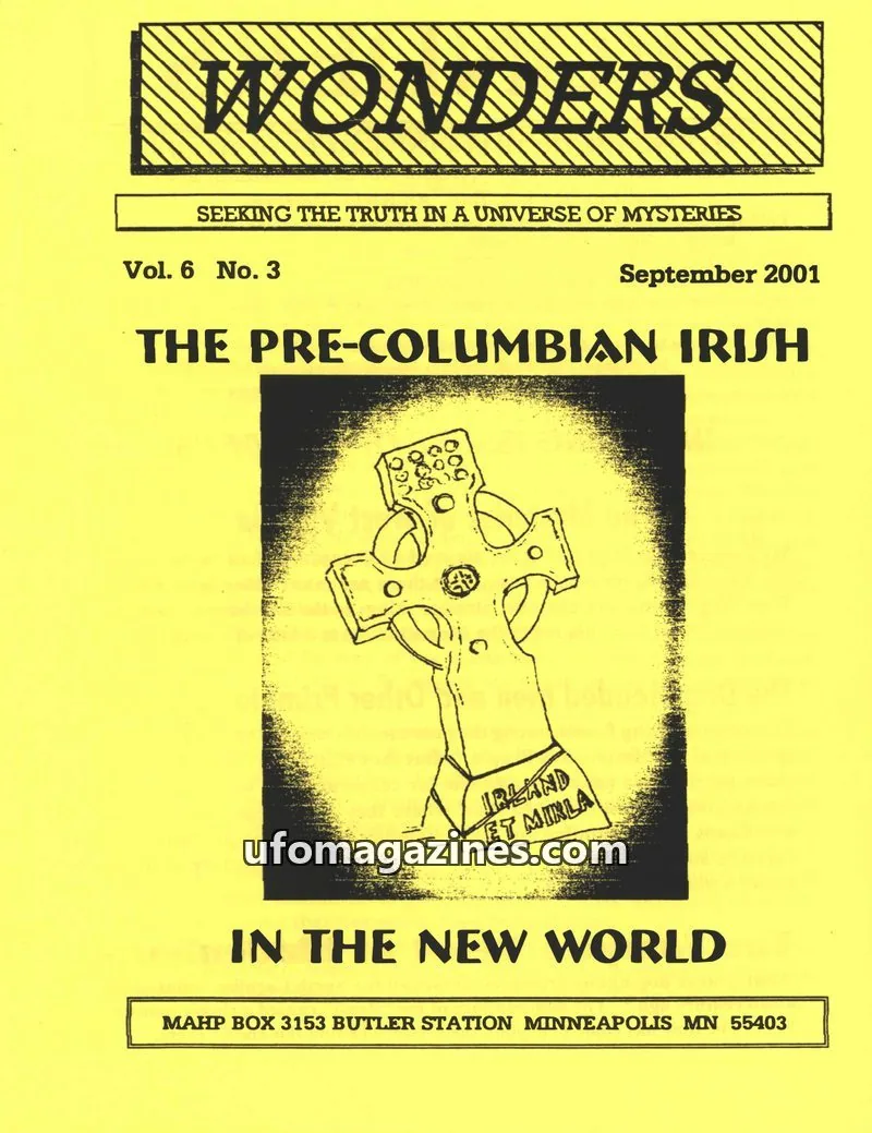 Cover of MARK A. HALL PUBLICATIONS issue Vol. 6 No. 3: WONDERS