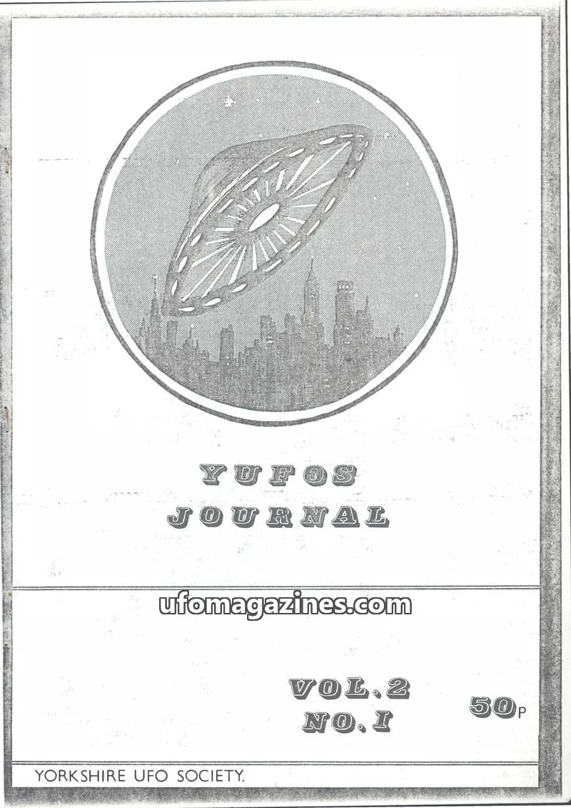 Cover of Yorkshire UFO Society issue Vol.2 No.1: YUFOS JOURNAL