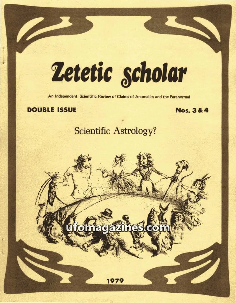 Cover of Zetetic Scholar issue Nos. 3 & 4: Zetetic scholar